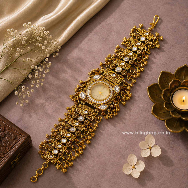 BlingBag Golden Kiaraani Heritage Watch