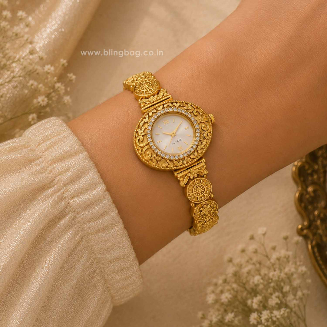 BlingBag Golden Kirana Heritage Watch