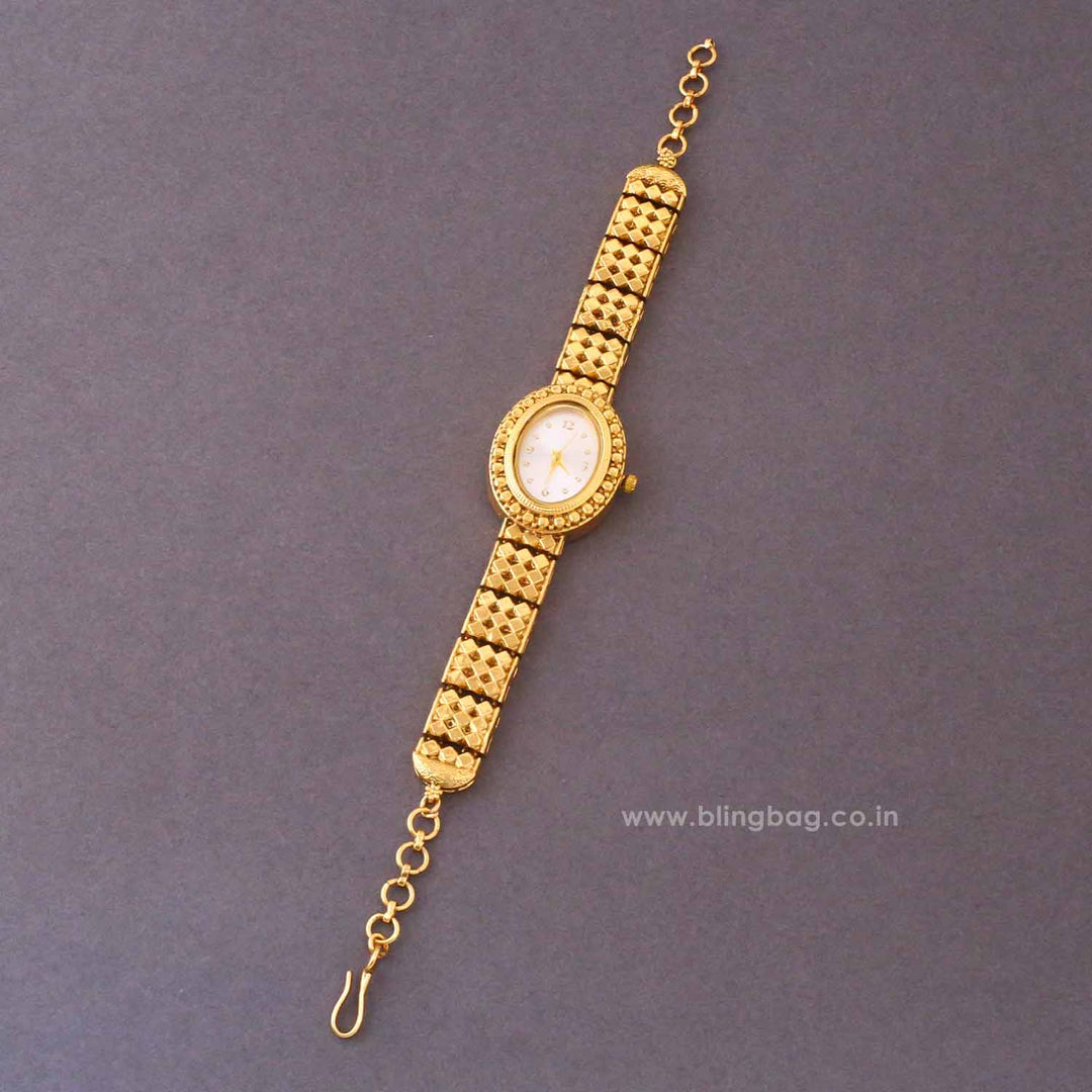 BlingBag Golden Lunox Heritage Watch