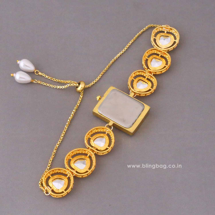 BlingBag Golden Nishaita  Kashmiri Watch