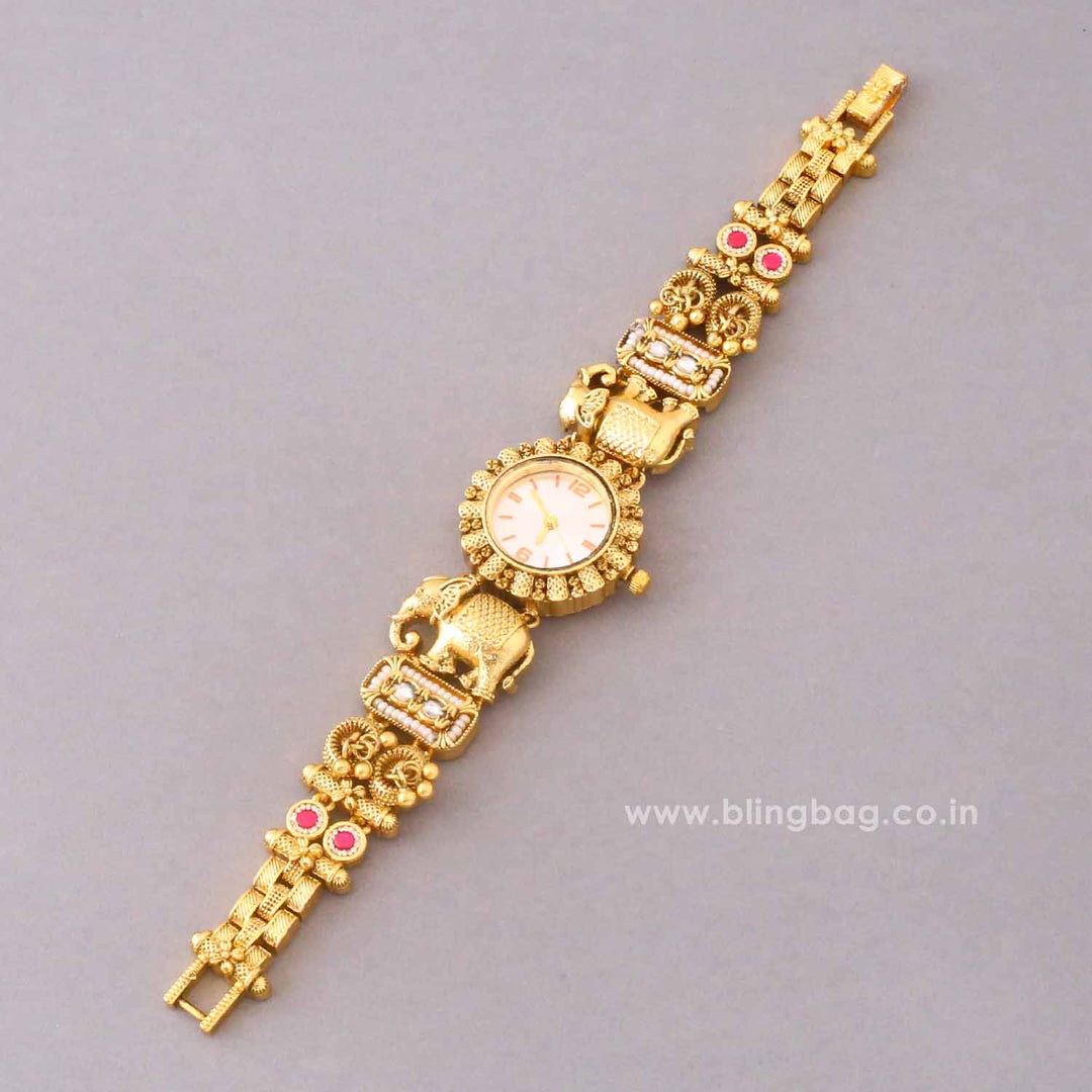 BlingBag Golden Nishasha Heritage Watch -  I