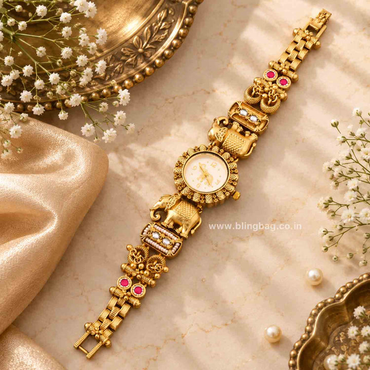 BlingBag Golden Nishasha Heritage Watch -  II