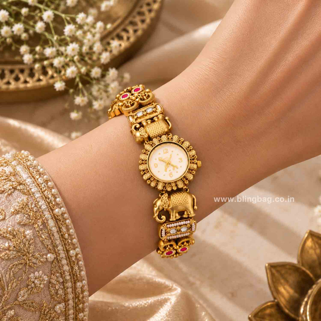 BlingBag Golden Nishasha Heritage Watch -  II