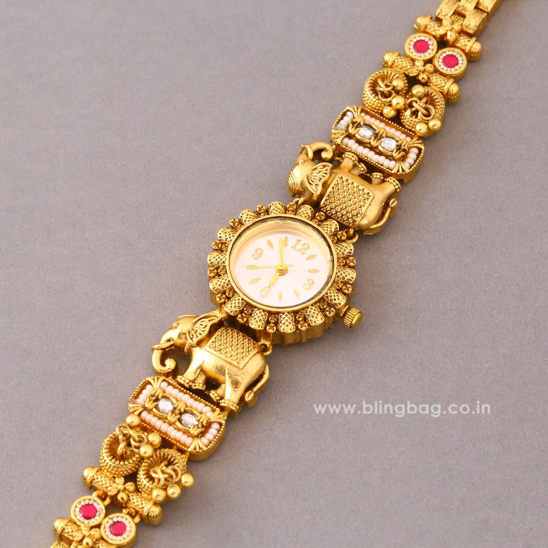 BlingBag Golden Nishasha Heritage Watch -  III