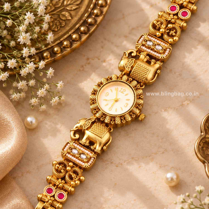 BlingBag Golden Nishasha Heritage Watch -  III