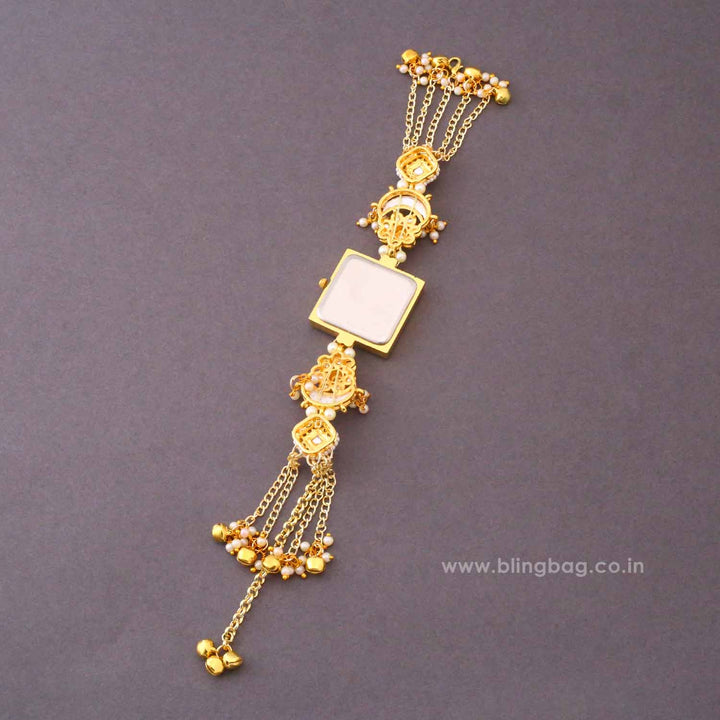 BlingBag Golden Payalika  Kashmiri Watch