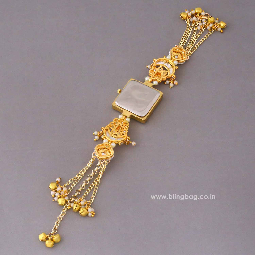 BlingBag Golden Payalika  Kashmiri Watch
