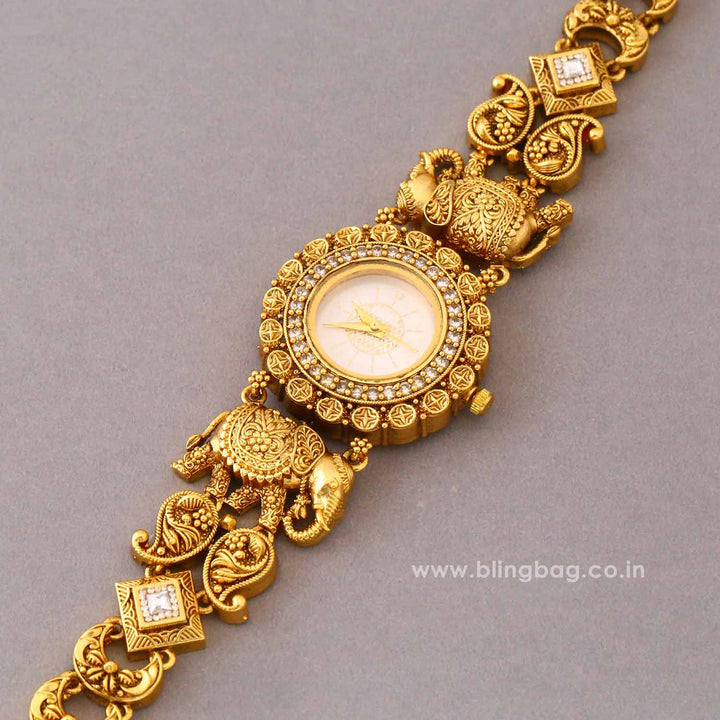 BlingBag Golden Payalsha Heritage Watch -  I