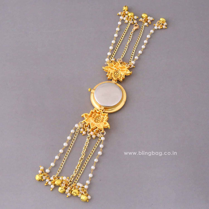BlingBag Golden Poojasha  Kashmiri Watch