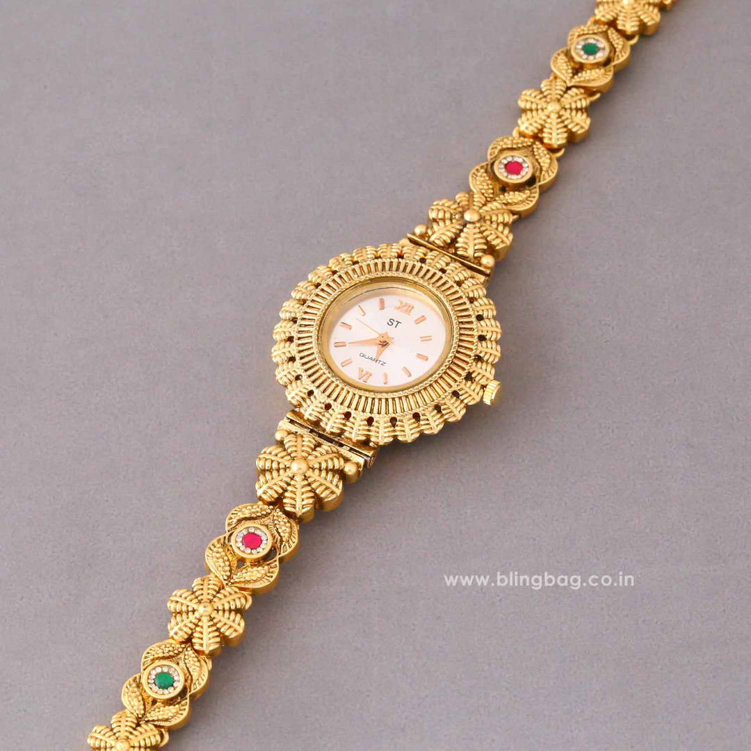 BlingBag Golden Riyaika Heritage Watch