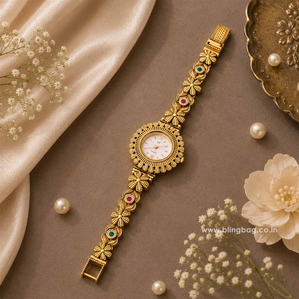 BlingBag Golden Riyaika Heritage Watch