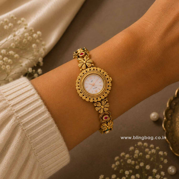 BlingBag Golden Riyaika Heritage Watch