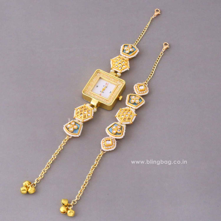 BlingBag Golden Roshnii Bracelet Watch