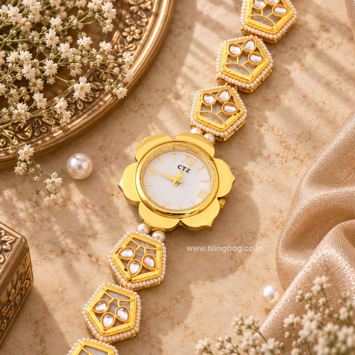 BlingBag Golden Ruva Kashmiri Watch