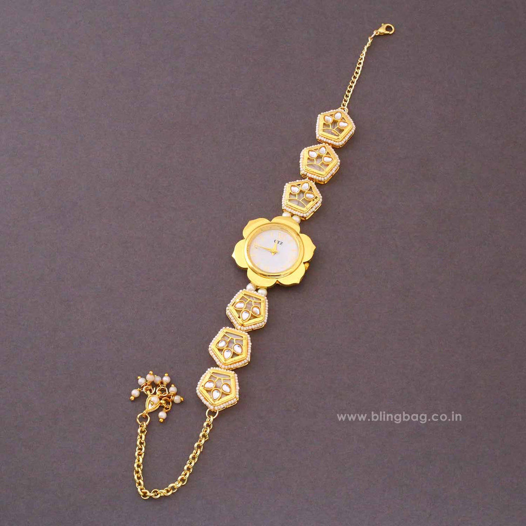 BlingBag Golden Ruva Kashmiri Watch