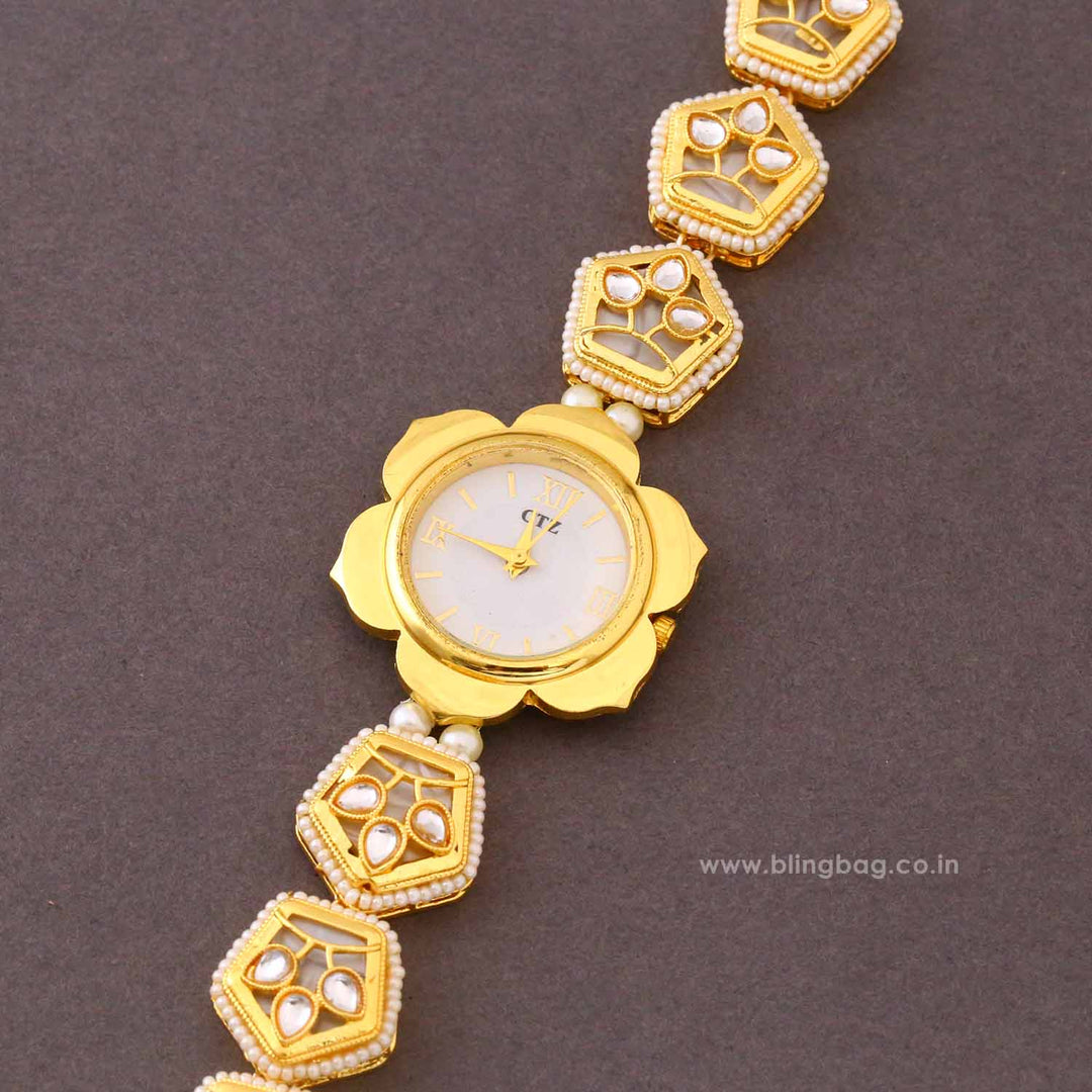 BlingBag Golden Ruva Kashmiri Watch