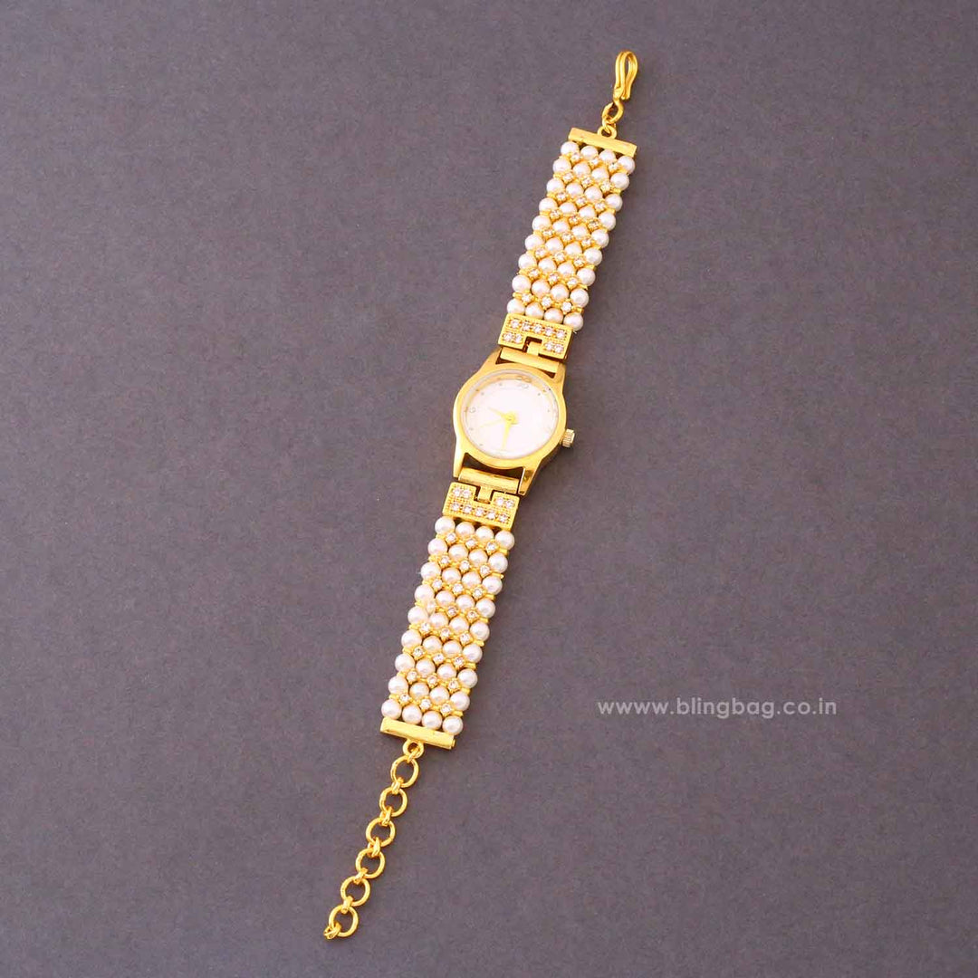 BlingBag Golden Shreyai Kashmiri Watch