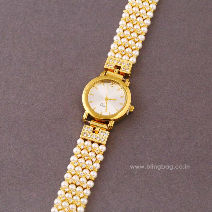 BlingBag Golden Shreyai Kashmiri Watch
