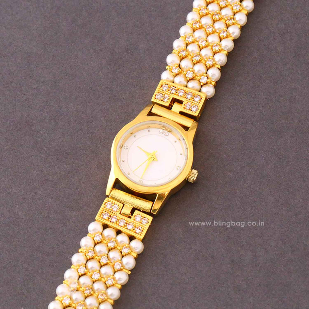 BlingBag Golden Shreyai Kashmiri Watch