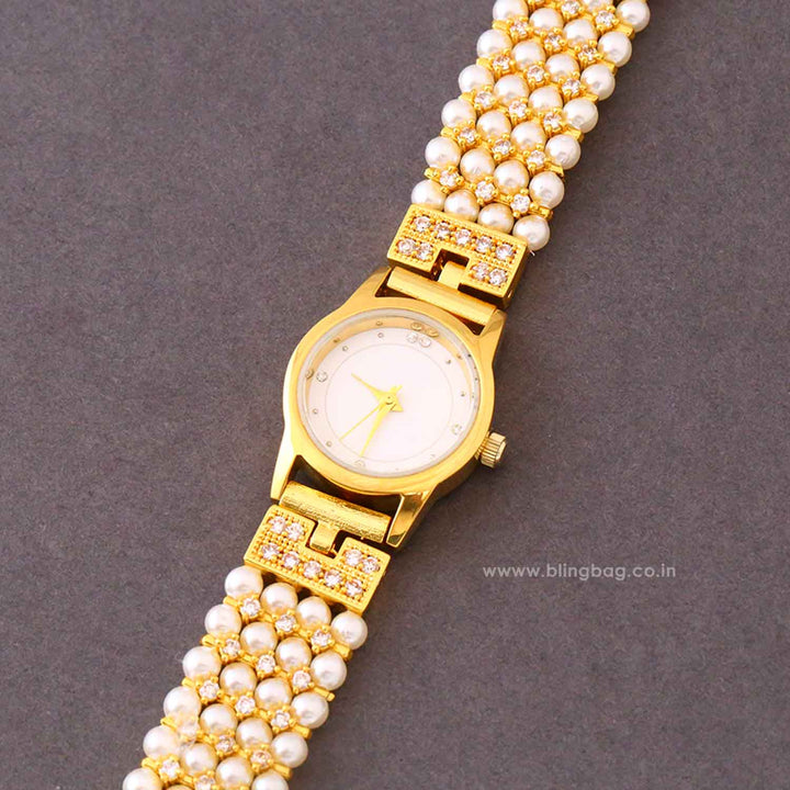BlingBag Golden Shreyai Kashmiri Watch