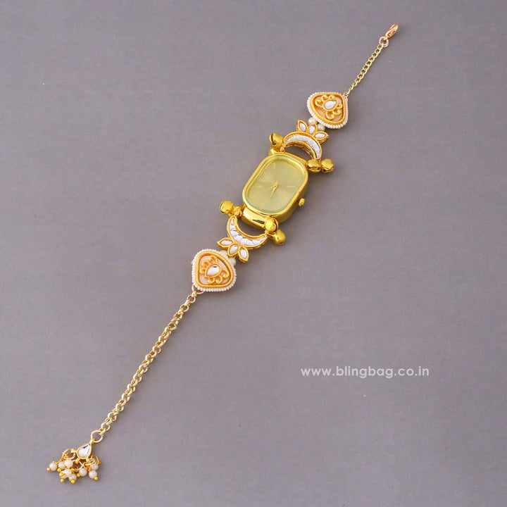 BlingBag Golden Siyaani Bracelet Watch