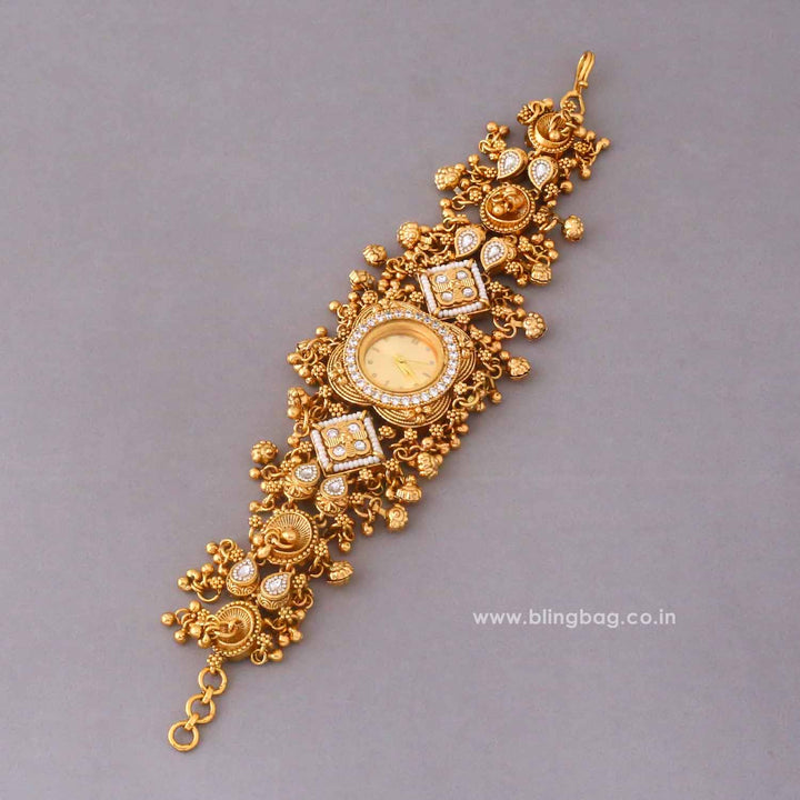 BlingBag Golden Snehaita Heritage Watch