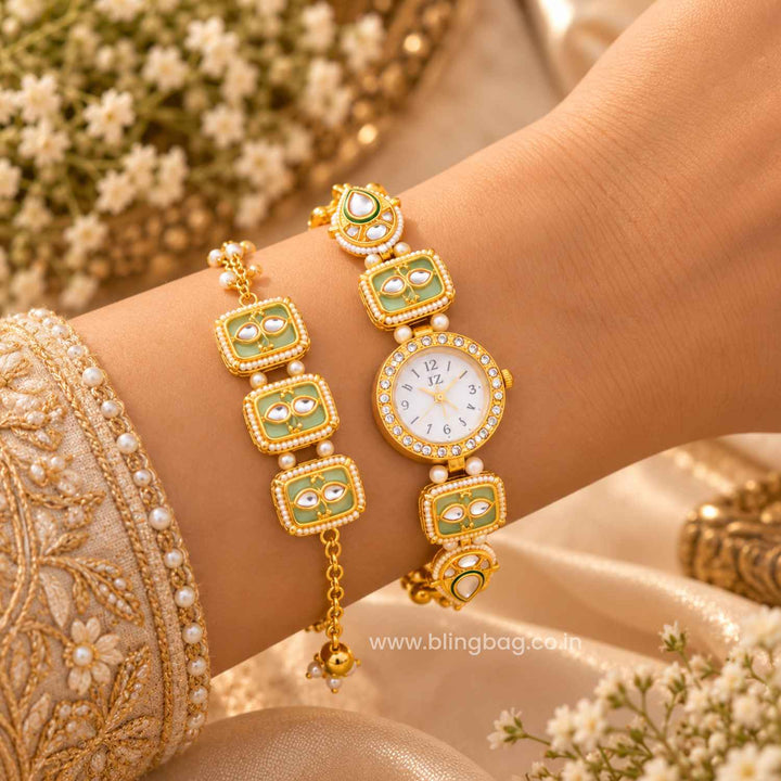 BlingBag Golden Vanya Bracelet Watch