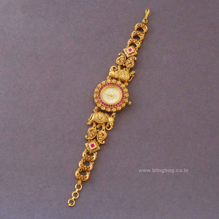 BlingBag Golden Yashikaani Heritage Watch