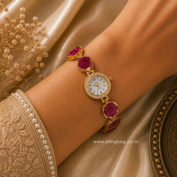 BlingBag Golden Zoyaa Kashmiri Watch