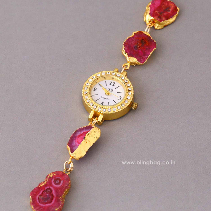 BlingBag Golden Zoyaa Kashmiri Watch