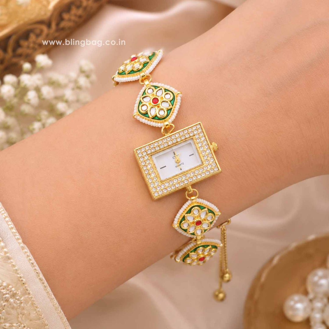 BlingBag Hiyanshree Kashmiri Adjustable Watch