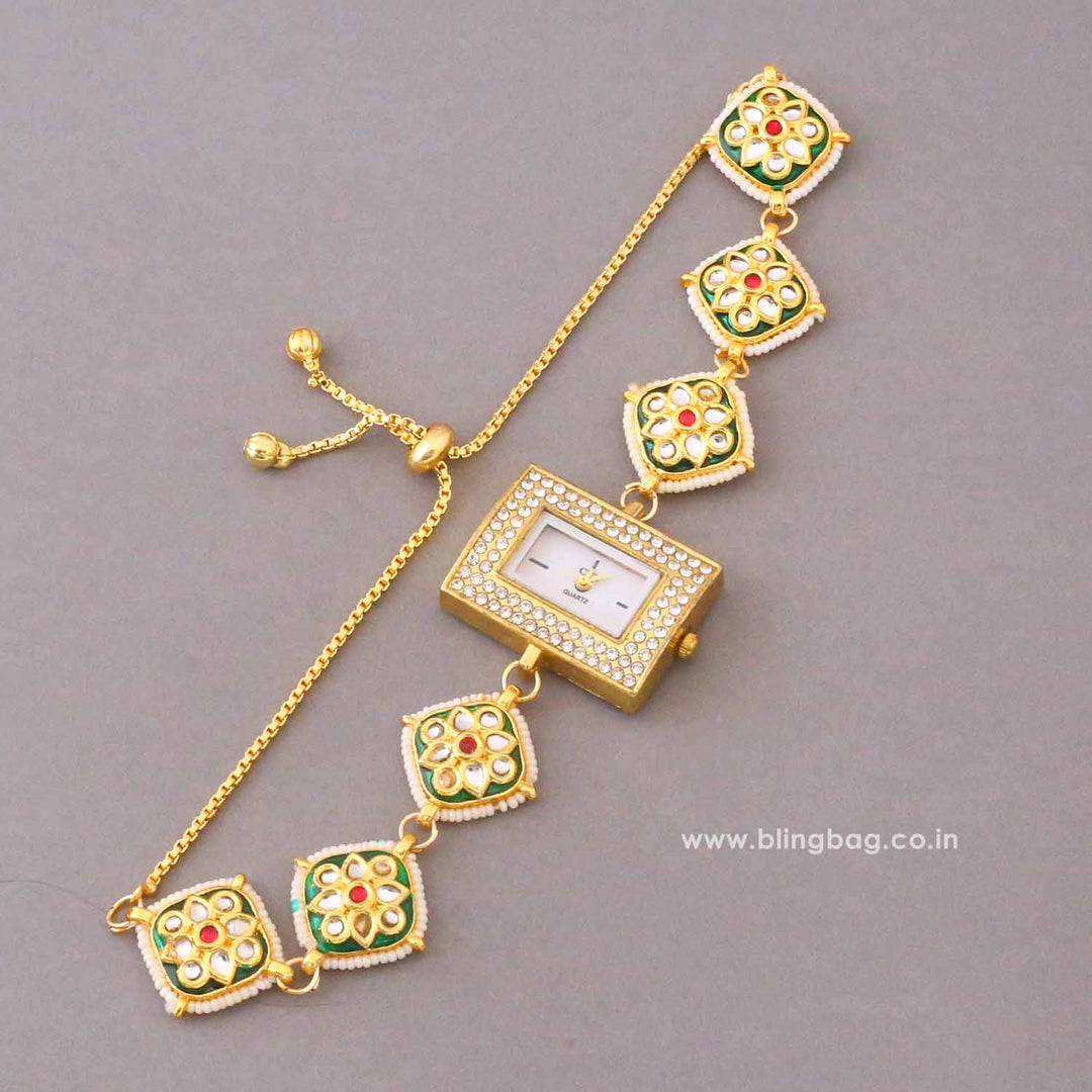 BlingBag Hiyanshree Kashmiri Adjustable Watch