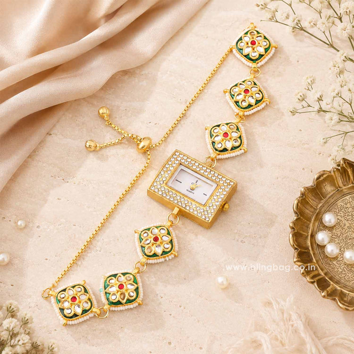 BlingBag Hiyanshree Kashmiri Adjustable Watch
