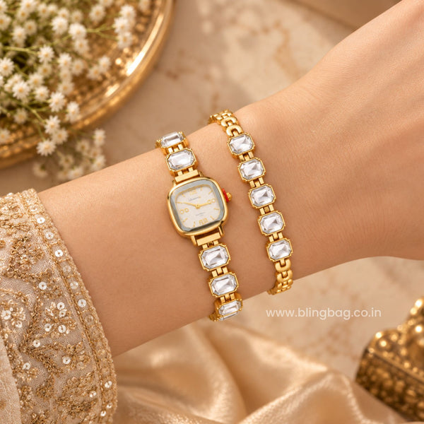 BlingBag Ivory Adoria Bracelet Watch