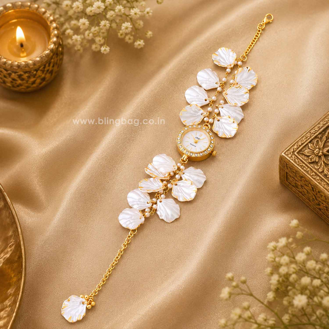 BlingBag Ivory Siyai Kashmiri Watch