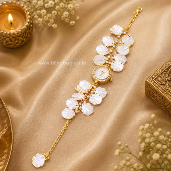 BlingBag Ivory Siyai Kashmiri Watch