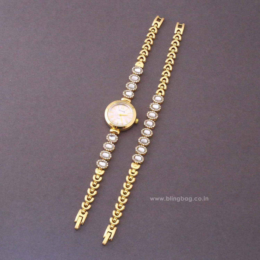 BlingBag Ivory Vairini Bracelet Watch
