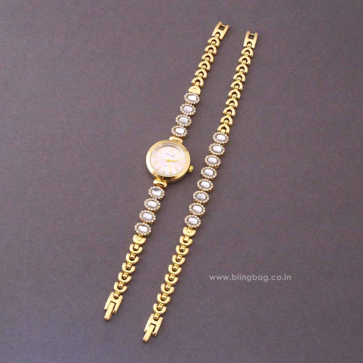 BlingBag Ivory Vairini Bracelet Watch