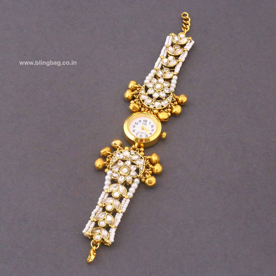 BlingBag Klisaha Kundan Watch