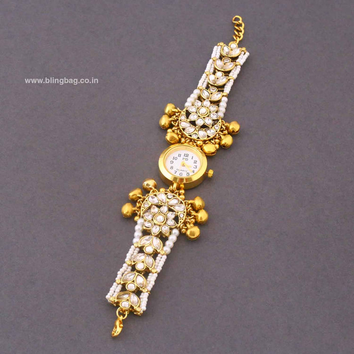 BlingBag Klisaha Kundan Watch
