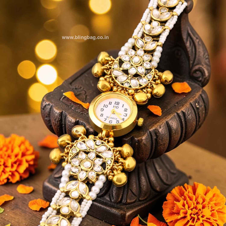 BlingBag Klisaha Kundan Watch