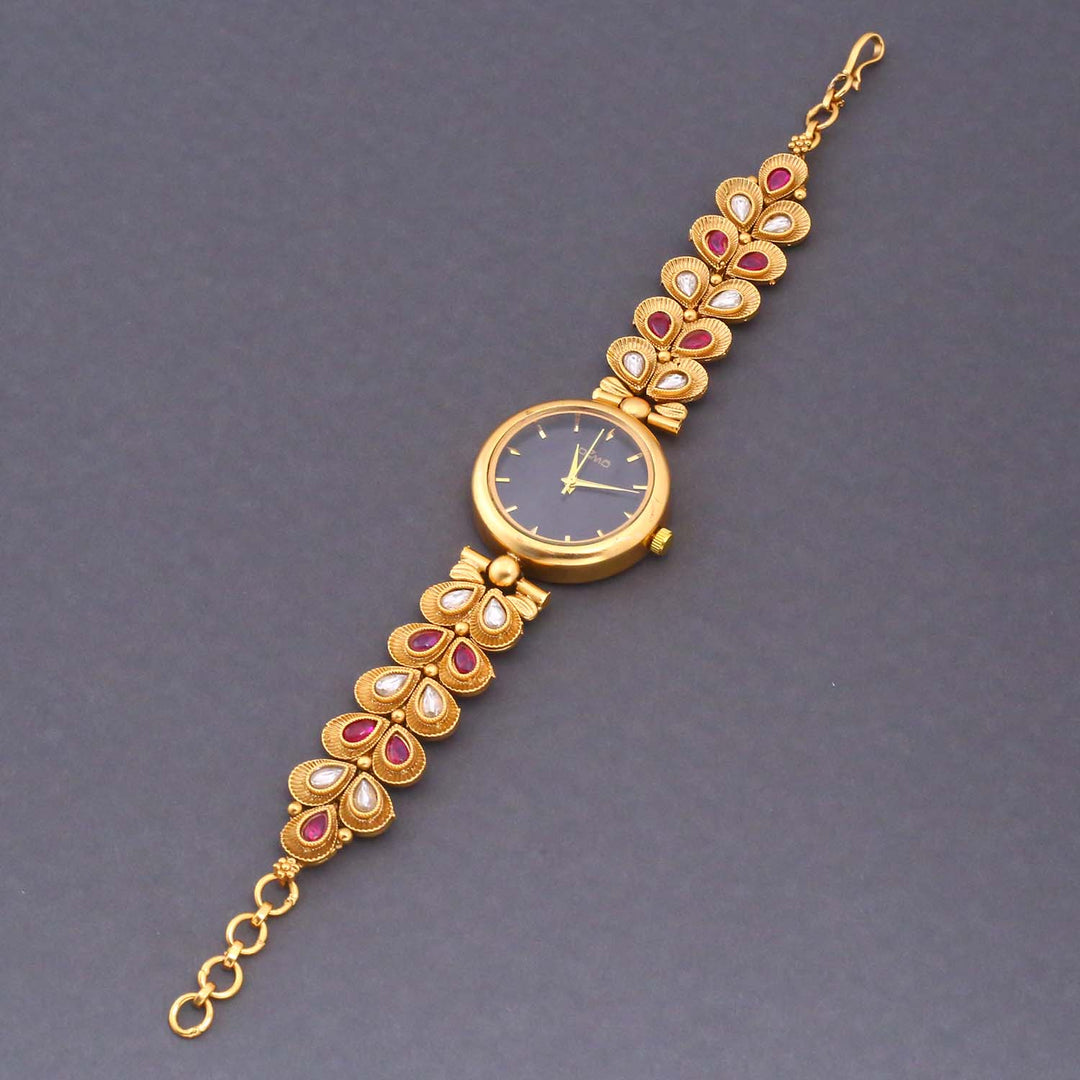 Bling Bag Kundan Designer Timepiece Watch