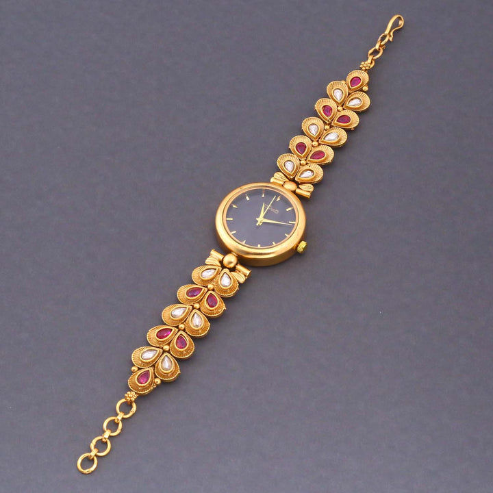 Bling Bag Kundan Designer Timepiece Watch