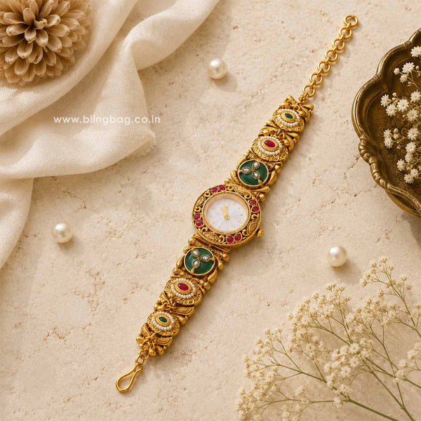 BlingBag Multicolor Alankara Heritage Watch