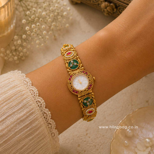 BlingBag Multicolor Alankara Heritage Watch