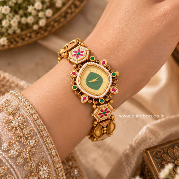 BlingBag Multicolor Anvi Heritage Watch
