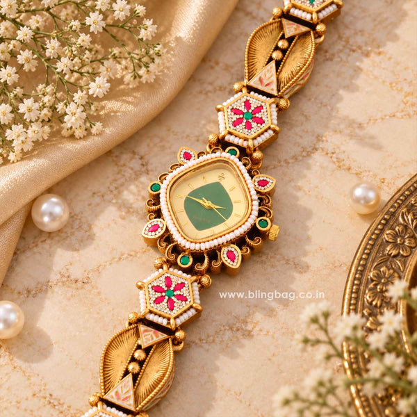 BlingBag Multicolor Anvi Heritage Watch