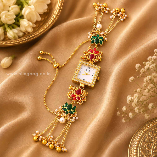 BlingBag Multicolor Bhaktiya Kashmiri Watch