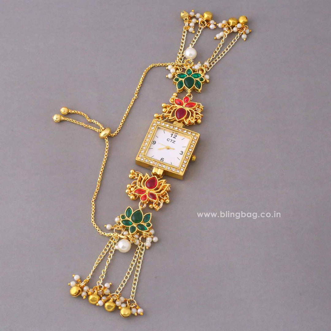 BlingBag Multicolor Bhaktiya Kashmiri Watch