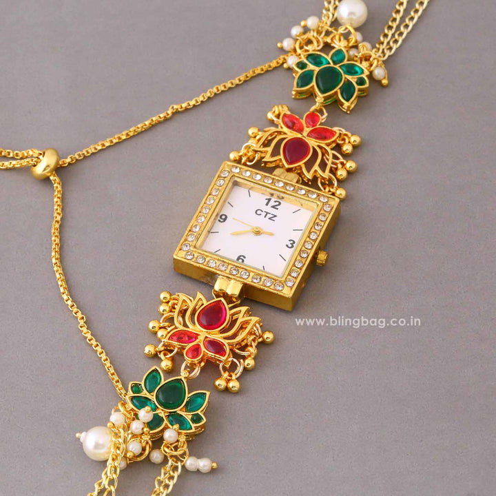 BlingBag Multicolor Bhaktiya Kashmiri Watch